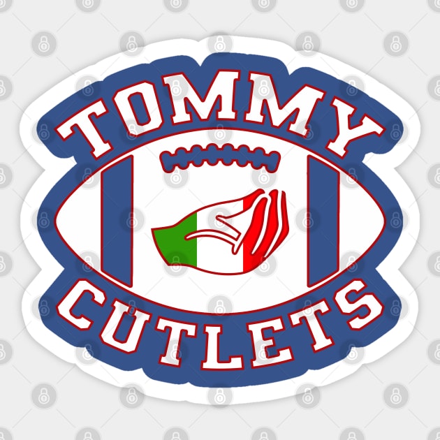 Tommy cutlets Sticker by Nolinomeg